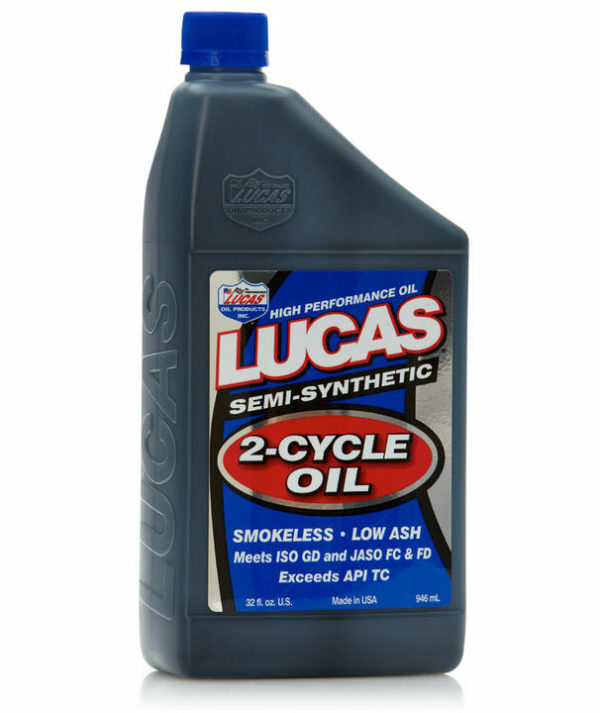 Lucas semi-synthetic 2-cycle oil 946ml (2 takt)-0