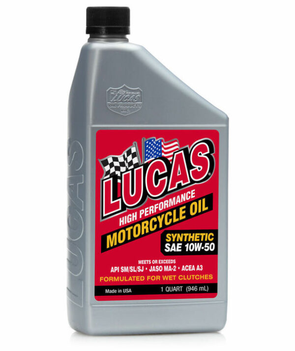 Lucas high performance motorcycle oil 946ml-0