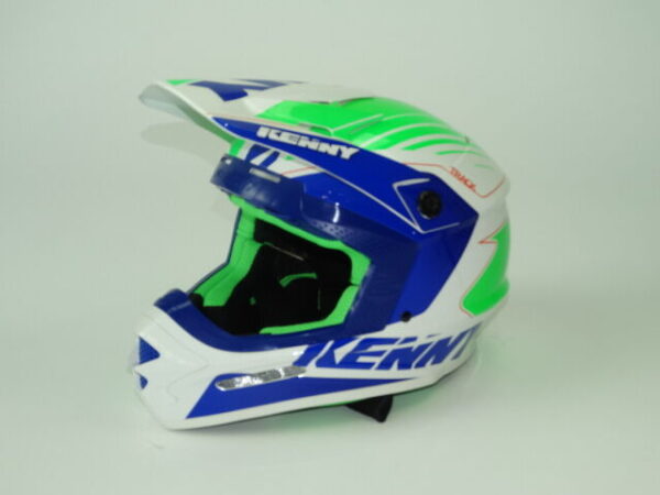 Kenny Track helm blauw/groen-0