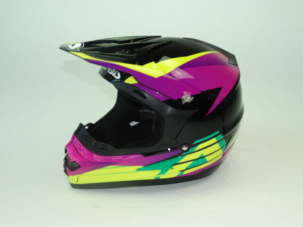 acerbis helm paars/zwart/geel maat L-0