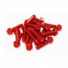 TMV Flangeheadbolt M6X20 Red (20pcs)-0