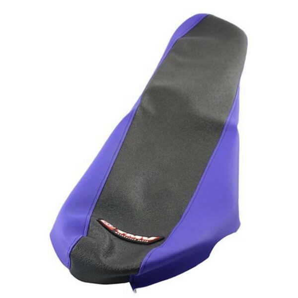 TMV Seatcover YZ125/250 02-,, Black/Blue-0