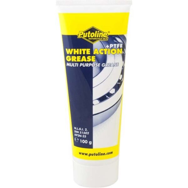 White Action Grease + PTFE Putoline 100G-0