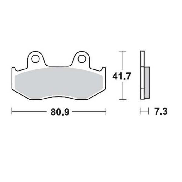 MMT Nitro Brake Pad Front XR250/500 84-87-0