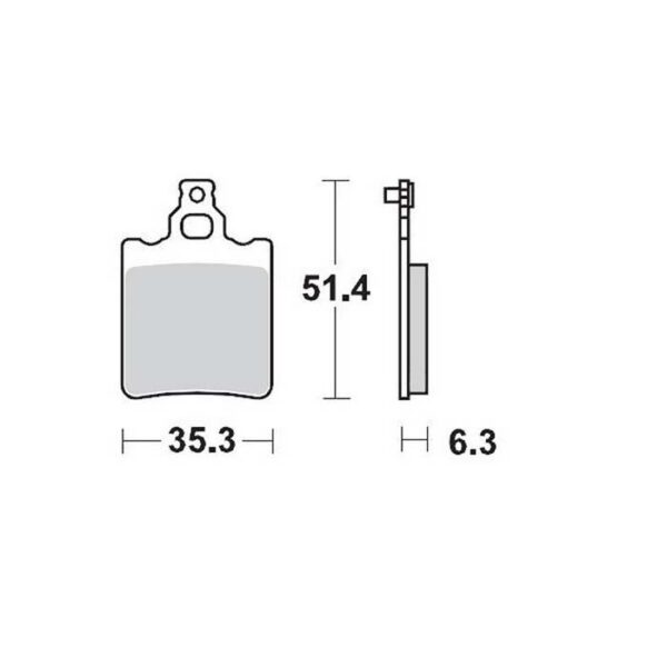 MMT Nitro Brake Pad Rear SX65 00-06-0