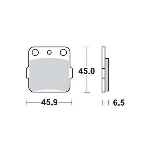 MMT Nitro Brake Pad Front CR80/85 87-,, CRF150 07-,, (YZ85 F-0