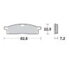 MMT Brake Pad Front YZ80/85 93-,,-0