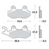 MMT Nitro Brake Pad Front RM,,-95 KX89-93 YZ,,-97 HVA92-94-0