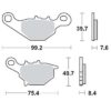 MMT Brake Pad Front RM80/85 96-04 Race-0
