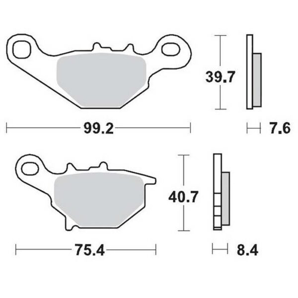 MMT Nitro Brake Pad Front RM80/85 96-04-0