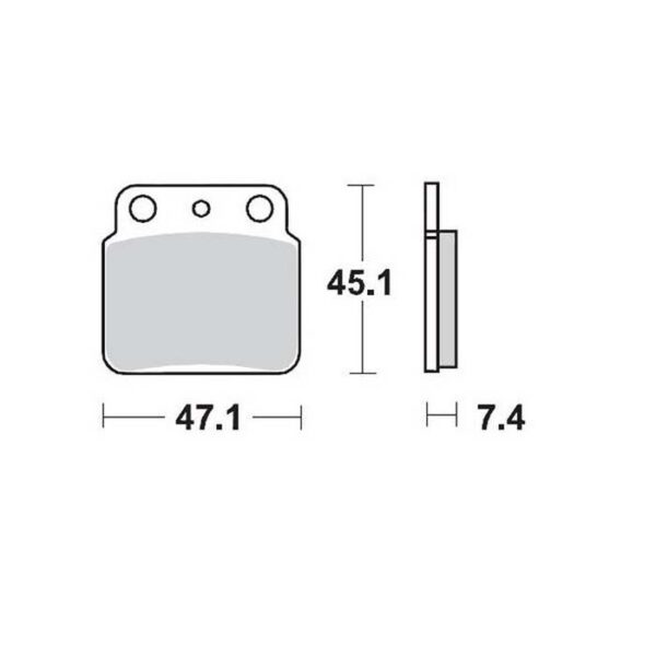 MMT Nitro Brake Pad Rear LT400Z/LTR450-0