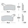 MMT Nitro Brake Pad Front KTM ATV XC450-505-525-0