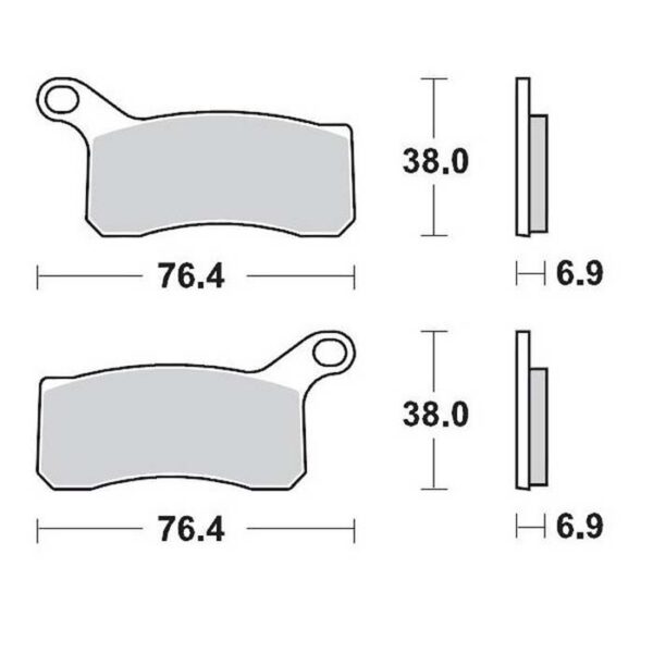 MMT Nitro Brake Pad Front KTM ATV XC450-505-525-0