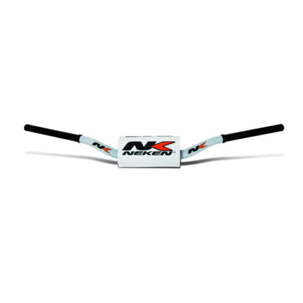 Neken handlebar white, pad white (all brands)-0