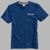 Husqvarna basic logo t-shirt blauw-0