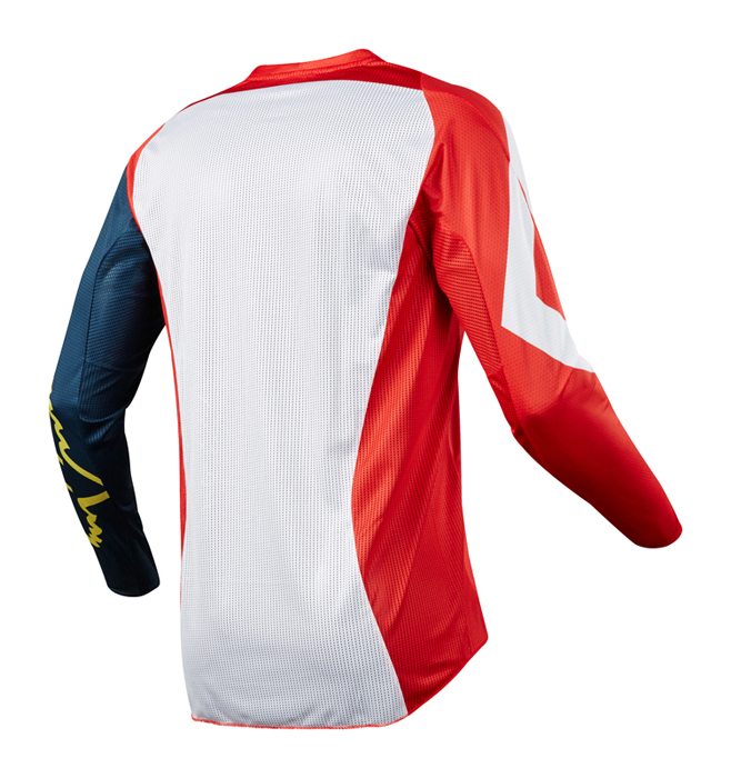 Fox Cross Shirt 2018 360 Preme - Navy / Rood-30914