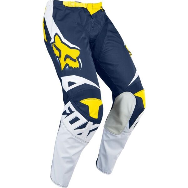 Fox 180 yth race se pant white/yellow-0