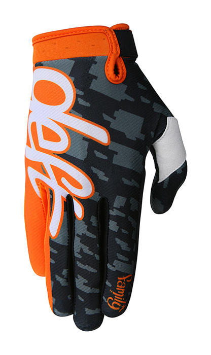 Deft Family Crosshandschoenen EQVLNT Camo - Oranje-0