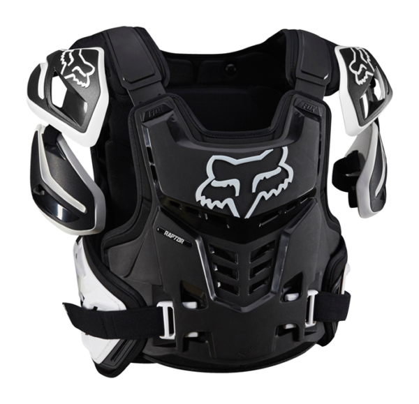Fox Bodyprotector Raptor Vest - Zwart / Wit-0