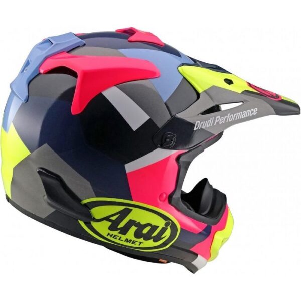 Alternative view of Arai MX-V, block Pink