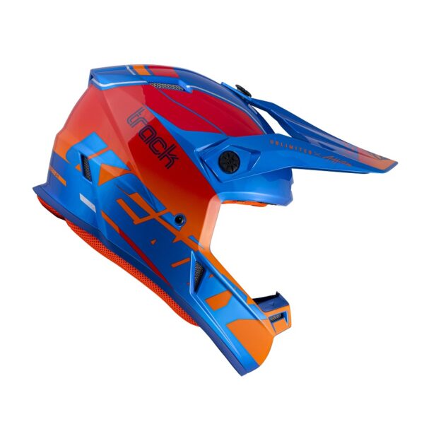 Alternative view of Kenny Track Helmet Adult Graphic Blue Red