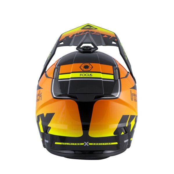 Alternative view of Kenny Track Helmet Adult Graphic Neon Orange