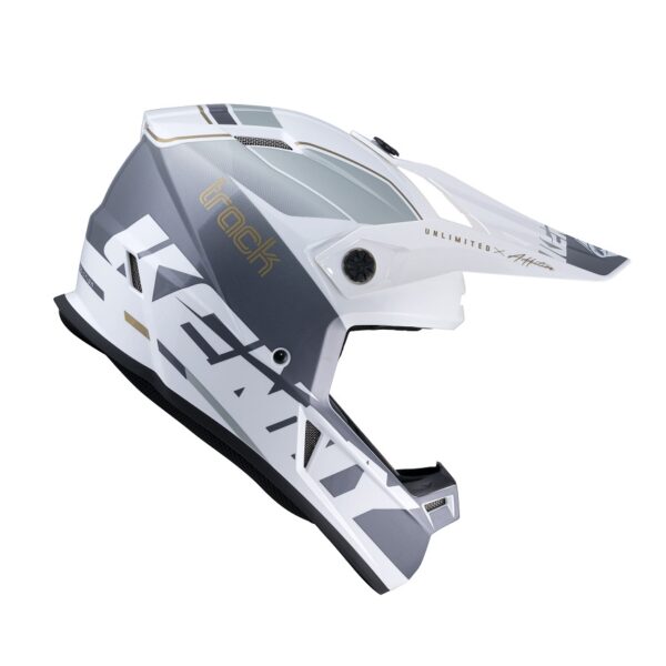 Alternative view of Kenny Track Helmet Adult Graphic White Silver