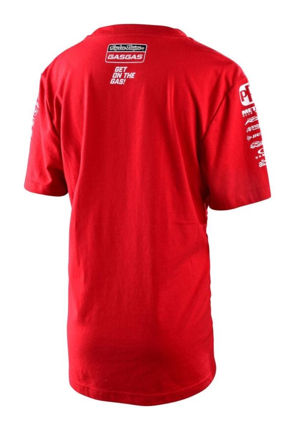 Alternative view of Gasgas troy lee designs team youth tee