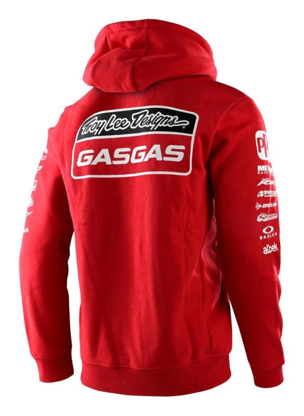 Alternative view of Gasgas Troy lee designs team zip hoodie