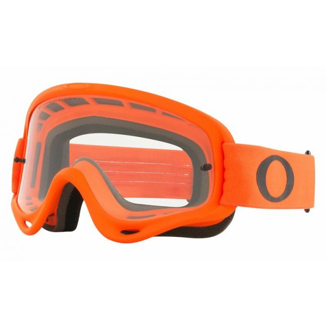 Oakley O-frame crossbril met transparante lens oranje