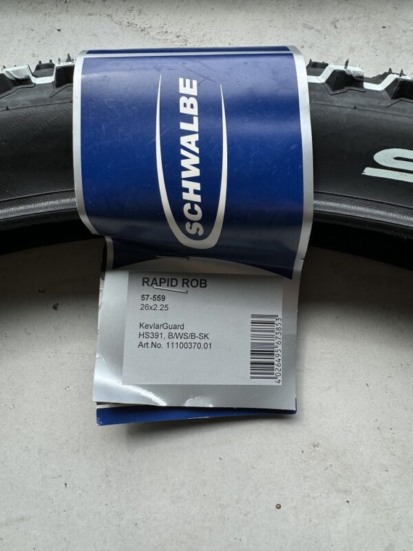 Alternative view of Schwalbe  26x2.25 (57-559) Rapid Rob MTB buitenband