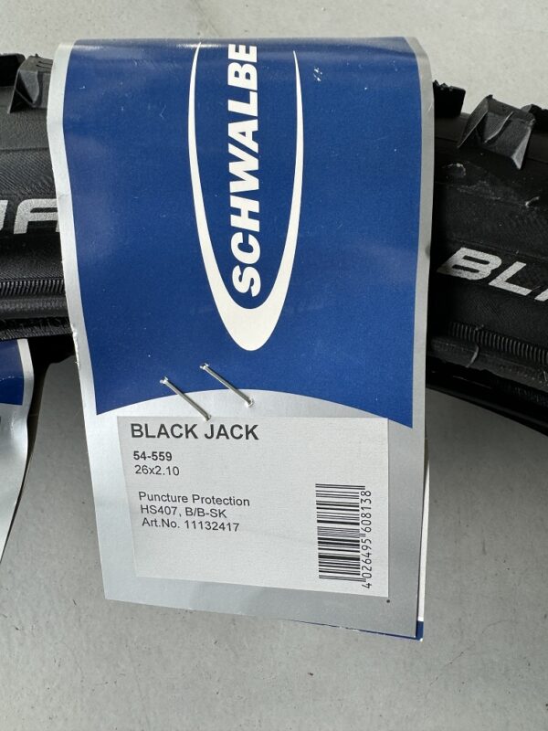 Alternative view of Schwalbe black jack 26x2.10 (54-559) MTB buitenband