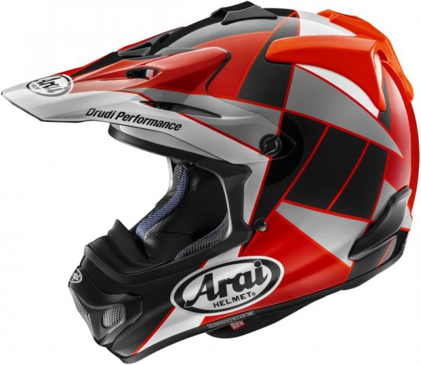 Arai Mx-v evo helm, peak red