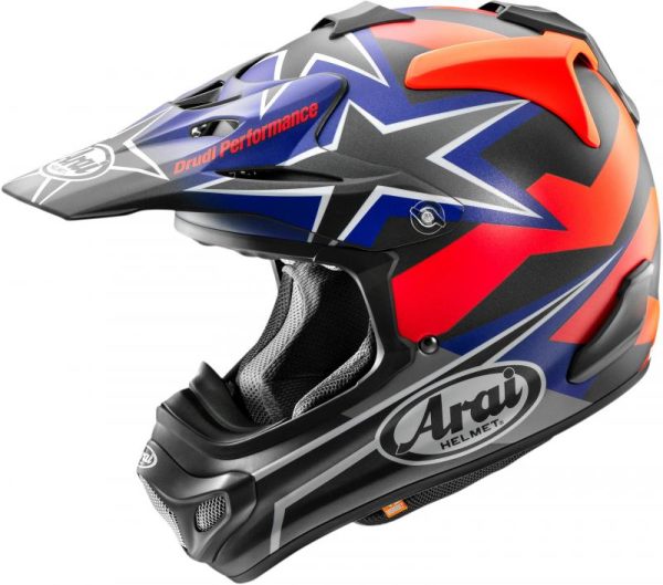 Arai Mx-v evo helm, stars & stripes dark