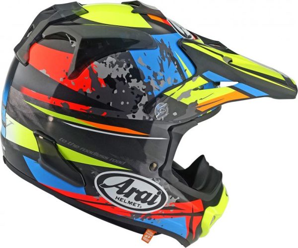 Alternative view of Arai Mx-v evo helm, track