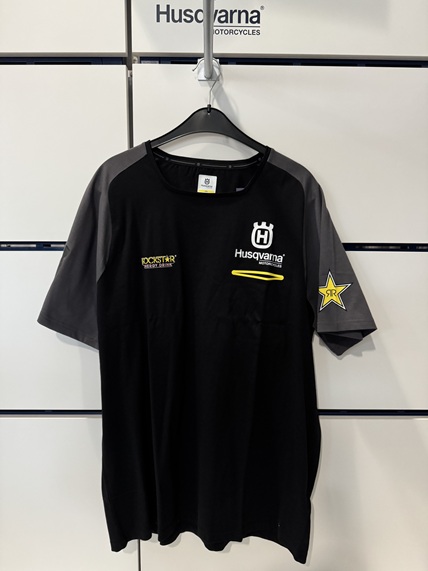Husqvarna rockstar t-shirt zwart XXL