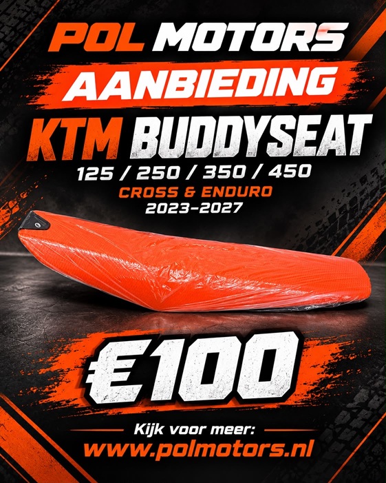 Ktm buddyseat (125 / 250 / 350 / 450) 2023-2027